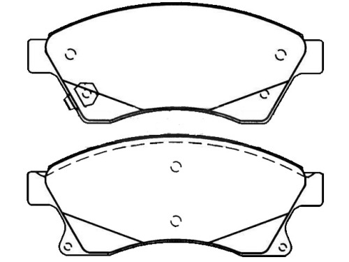 CHEVROLET CRUZE brake pads