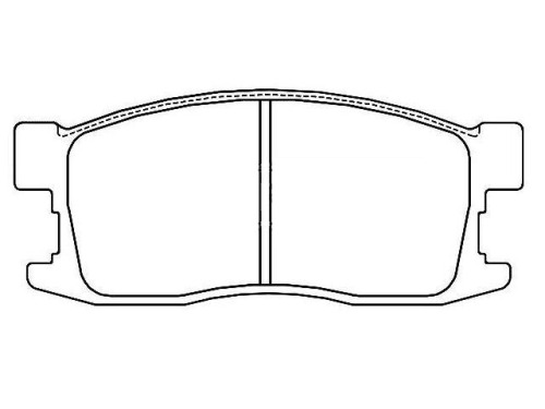 Front Brake Pad Set for SUM OEM 45022-SB6-600