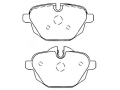 Rear Brake Pad Sets 34 21 6 796 741