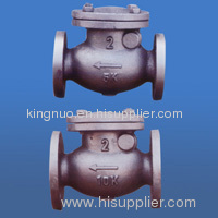 JISF7372 cast iron 5K swing check valve