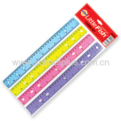 30cm plastic ruler set