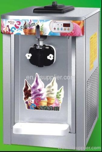 singel color ice cream on the table