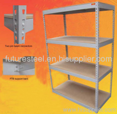 Rivet shelving