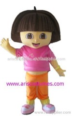 dora costume mascot, character mascot, party costumes