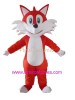 fox mascot costume, animal costume, adult costume, party costumes