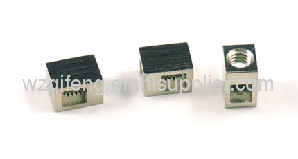 good quality square brass connector electrical parts hardware
