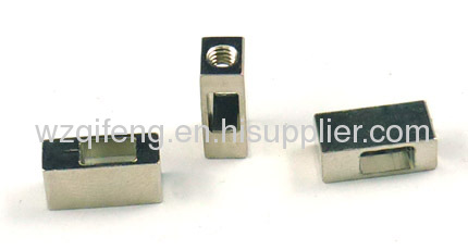 square brass connector electrical parts hardware electrical connector terminal
