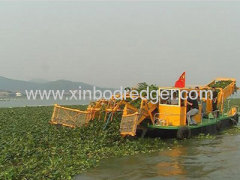 Water hyacinth salvage ships