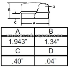 909911 Dust cap for G633 Hub