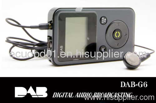 Portable DAB and DAB+ DAB-G6 Digital Radio with MP3 FM