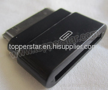iPhone adaptor 30pin pass through adaptor iPod adaptor