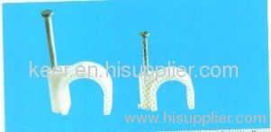 nail clips, nail cable clip, plastic nail clip