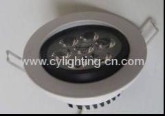 7W Round Aluminum Φ110×45mm LED Ceiling Light With Φ95mm Hole