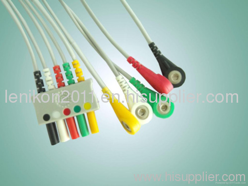 Siemens 5-Lead ECG Leadwires