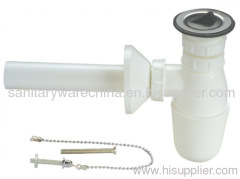 Basin Drainer Siphons With Stainless Steel Screw And Bowl
