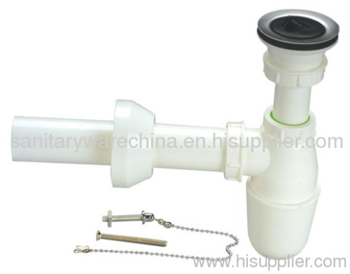 Cheap White PP Siphon Pipe Waste Trap Factory