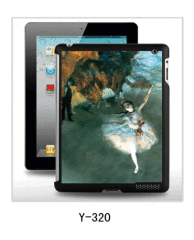 iPad case with 3d picture,pc case rubber coated,multiple colors available