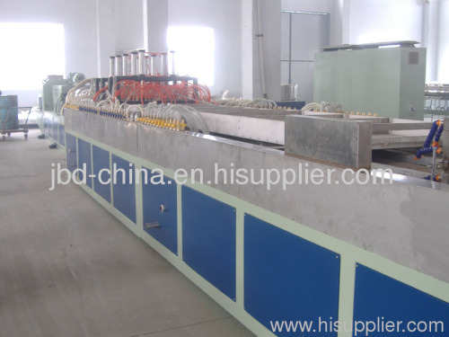 PVC wood plastic composite door board production line