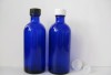 most popular long neck 100ml blue essential oil bottle mixed plastics cover+kong neisai