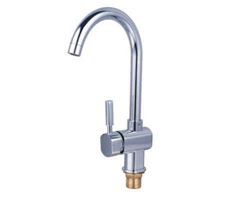 brass boday kitch faucets with chrome plated