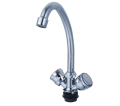 Zinc Kitchen Faucet For Cold and Hot Water