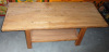 old elm wood coffee table