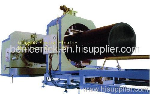 Pipe machine for hollow winding pipe