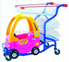 Angel baby supermarket trolley