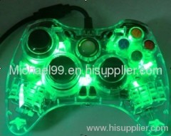 Glowing wired controller for Xbox360