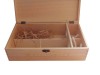 wooden wine packing box for two bottles