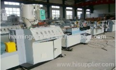 plastic single wall corrugated pipe production line