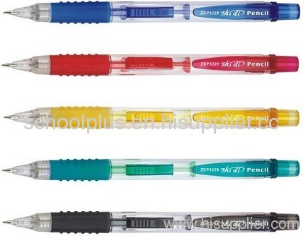 Promotion Side-action Plastic Automatic Pencil With Top Eraser