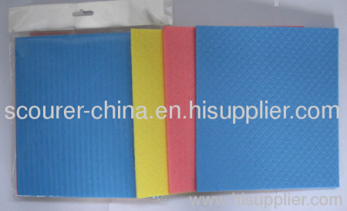 cellulose sponge cloth with bag