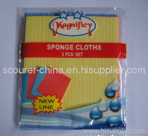 cellulose sponge cloth with printing bag