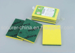 Scouring pad with LOGO