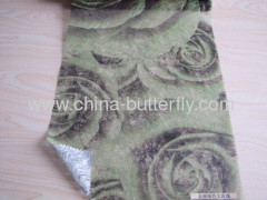 Printed long fiber non-woven wraps -Silver back