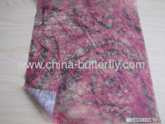 Printed long fiber non-woven wraps -Silver back