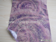 Printed long fiber non-woven wraps -Silver back