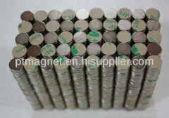 Adhesive Neodymium Disc Magnets