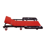40"workshop creeper with metal part tray