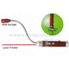 Flexible Head LED Laser Torch Light with Magnet