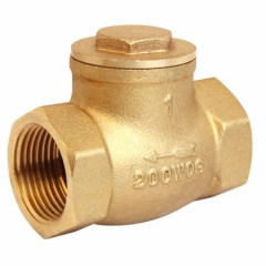 high quality forged brass swing check valves