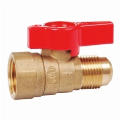 Brass FxM Thread Gas Ball Valve