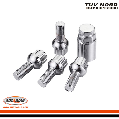 4 lock bolts and key adapter