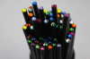 Matte Black Wooden Pencils with acryl or swarovski diamond on top