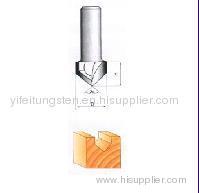T.C.T router bits V type slotting cutter