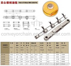 Palm Oil chain With Solid Pin