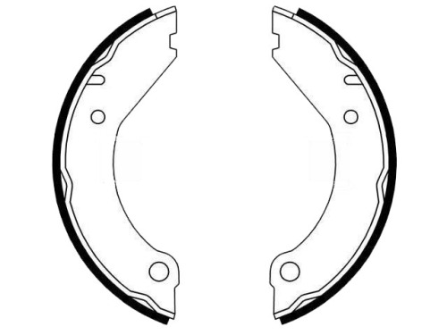 VOLVO 260 Estate rear brakes shoes
