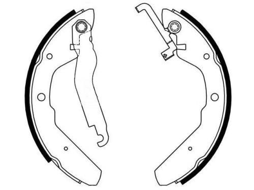 VOLKSWAGEN TRANSPORTER brake shoes