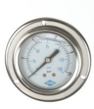 high quality stainess steel air pressure gauge